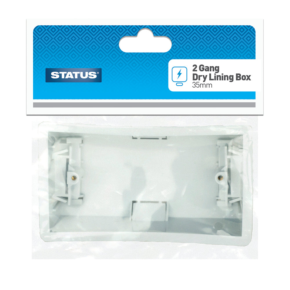 STATUS 2 Gang Dry Lining Box STATUS 2 Gang Dry Lining Box